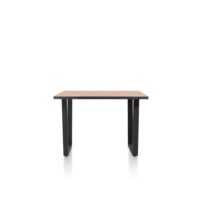 Avalox, table 140 x 98 cm - couleur oak natural vintage - V pied