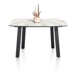 Palace, eetkamertafel 160 x 110 cm - 4-poten - wit