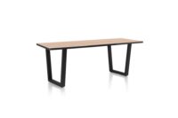 Avalox, table 170 x 98 cm - couleur oak natural vintage - V pied - Image 2