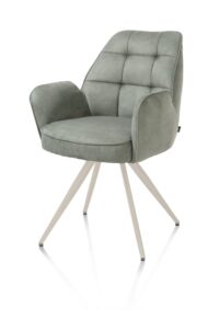 Bell, armstoel - creme frame - pocket - stof Calabria - Olijf - Afbeelding 2
