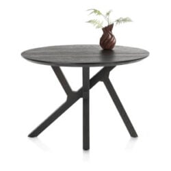 Cosenza, table de bar rond 130 cm (hauteur: 92 cm) - Onyx