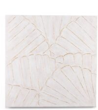 Clover cadre 100x100cm - Blanc