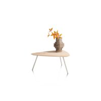Niora, salontafel 85 x 77 cm - eiken fineer - Silk grey