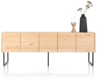 Carving, dressoir 240 cm. - 5-deuren - natural