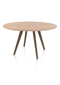 Arvada, eetkamertafel 140 cm, rond, 4 poot - Steel Brown - Afbeelding 2