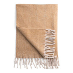 Camel plaid 127x152cm - Oker