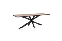 Avalox, table 170 x 98 cm - couleur driftwood - centrale pied - Image 2