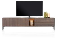 Trenton, lowboard 240 cm - 2-deuren + 2-laden + 1-niche - Clay
