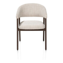Kira, armstoel, stof Luton, frame eiken clay