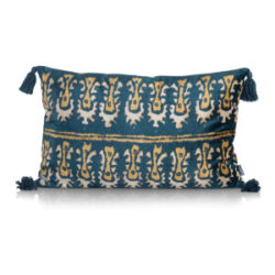 Daisy kussen 40x60cm - Blauw