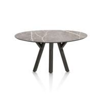 Minato, bartafel - ellips - 180 x 100 cm. (hoogte: 92 cm.) - Lichtgrijs