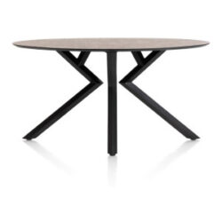 Masura, bartafel ellips - 180 x 100 cm (hoogte 92 cm) - Roest