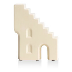 Skala kandelaar H17.6cm - Cremekleurig