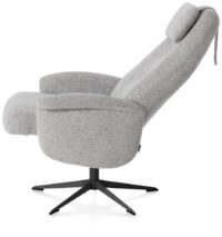 Tonale, relax-fauteuil incl. poef - graphiet frame - Afbeelding 3