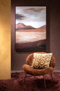Desert schilderij 100x140cm - Bruin - Afbeelding 3