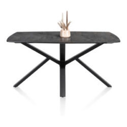 Palace, table 210 x 110 cm - pied central - Anthracite