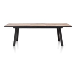 Avalox, uitschuiftafel 190 (+ 60) x 98 cm - kleur driftwood - 4 poot