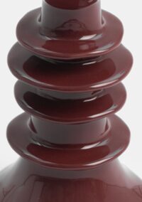 Dyon kandelaar h17cm - Bordeaux - Afbeelding 3