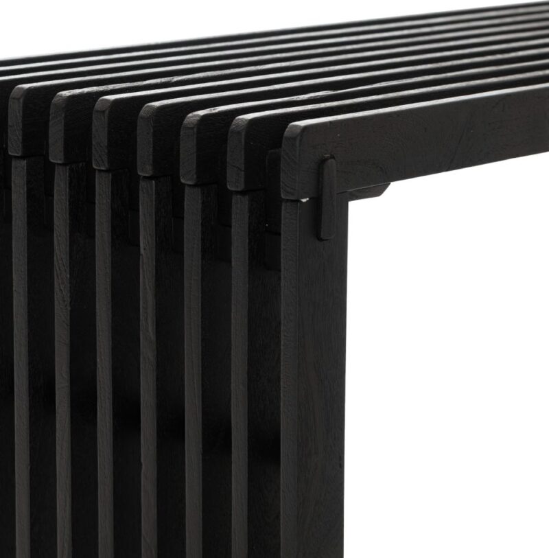 Lino Banquette 96Cm - Noir - Image 3