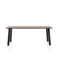 Avalox, bartafel 230 x 98 cm - kleur driftwood - 4 poot
