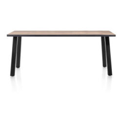 Avalox, bartafel 230 x 98 cm - kleur driftwood - 4 poot