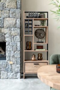 Pavarotti, roomdivider 70 cm - 1-tiroir t&t + 7-niches + 16-range bouteilles - Image 3