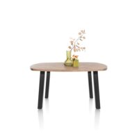 Pavarotti, table 150 x 120 cm - oval - pieds de table (4) metal