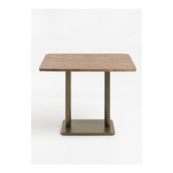 Brest table de bar vintage oak 120x75cm - Or