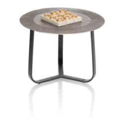Falun, table basse - metal - diametre 60 cm