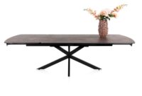 Pavalon, uitschuiftafel 200 (+ 78) x 100 cm - Roest - Afbeelding 2