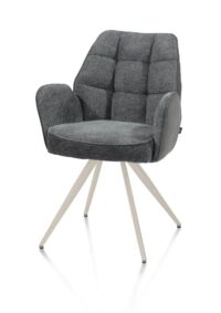 Bell, armstoel - creme frame - pocket - combi Calabria/Vada - Antraciet - Afbeelding 2