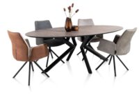 Masura, table ellipse - 180 x 100 cm - Rouille - Image 3