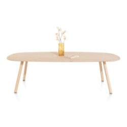 Niora, table 270 x 120 cm - ovale - pied bois