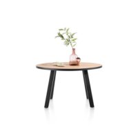 Avalox, table ronde 130 x 110 cm - couleur natural - 4 pied