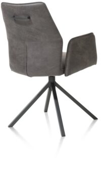 Franky, armstoel - vast - greep - pocket - Taurus - off black - Afbeelding 3