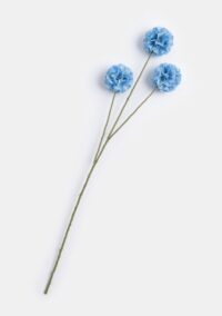 Scabiosa kunstbloem h74cm - Blauw