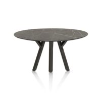 Minato, bartafel - ellips - 180 x 100 cm. (hoogte: 92 cm.) - Onyx