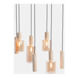 Pimmy suspension 4*e27 3*gu10 - Beige