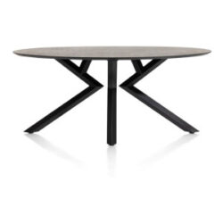 Masura, table ellipse - 180 x 100 cm - Anthracite