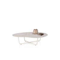 Rota, salontafel 115 x 60 cm - keramiek Terrazzo