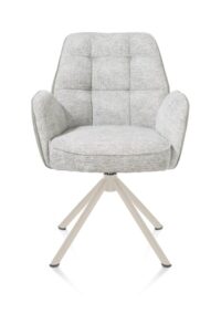 Bell, armstoel - creme frame recht - draaibaar - pocket - combi Calabria/Vada - Olijf