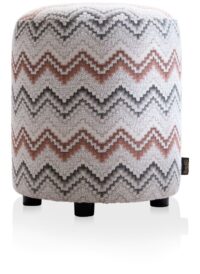 BeautiQ - Lush pouf - ronde 42 cm - cuivre