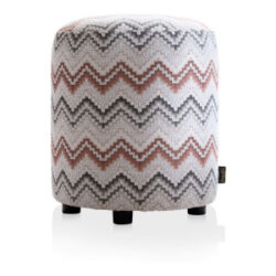 BeautiQ - Lush pouf - ronde 42 cm - cuivre