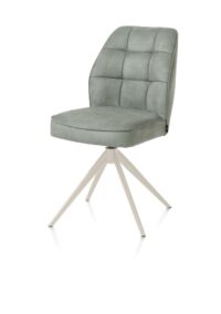 Bell, eetkamerstoel - creme frame - draaibaar - relax - pocket - stof Calabria - Olijf - Afbeelding 2