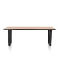 Avalox, table 230 x 98 cm - couleur oak natural vintage - V pied