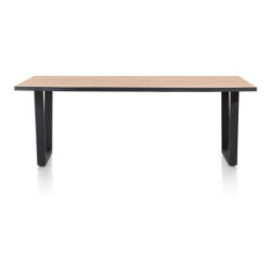 Avalox, table 230 x 98 cm - couleur oak natural vintage - V pied