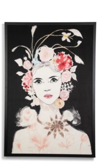 Dior Flower schilderij 120x180cm - Multikleur