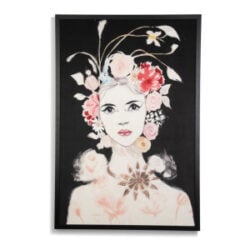 Dior Flower schilderij 120x180cm - Multikleur