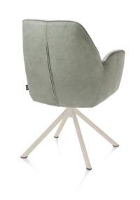 Bell, armstoel - creme frame recht - draaibaar - pocket - combi Calabria/Vada - Olijf - Afbeelding 3