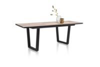 Avalox, table de bar &agrave; rallonge 160 (+ 50) x 98 cm - couleur driftwood - V pied - Image 2